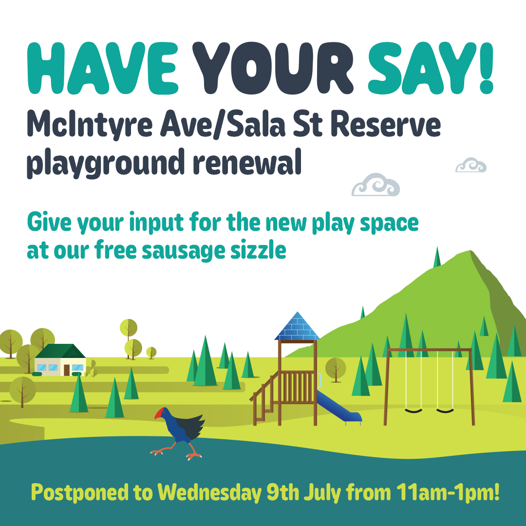 Have your say - Mcintyre Reserve meet and greet event